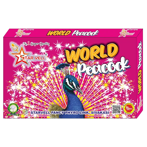 Bada Peacock Silver Crackling