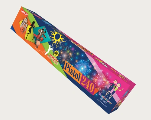 240 Shot Multi colour Reapting Shots(Pistal- 240)