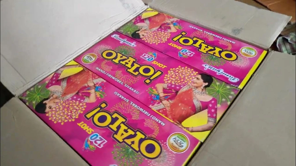 120Shot Multi colour Reapting Shotsn (Yollo)